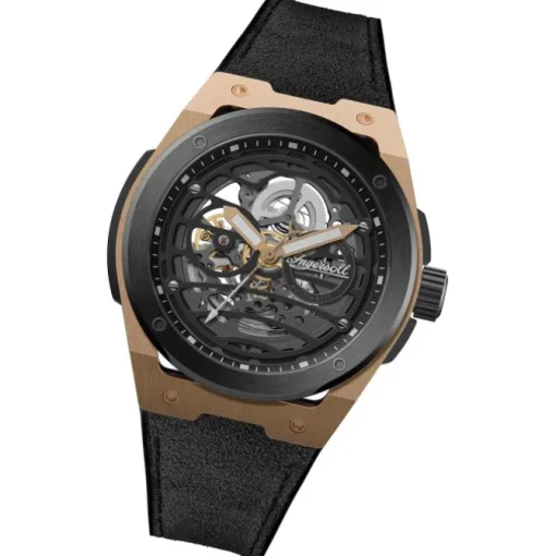 Ingersoll Herrenuhr Alcantara schwarz Ingersoll Springfield Armbanduhr UIN15202