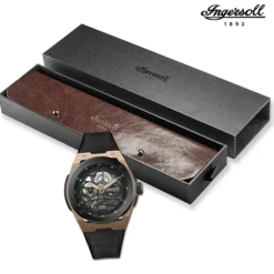 Ingersoll Herrenuhr Alcantara schwarz Ingersoll Springfield Armbanduhr UIN15202