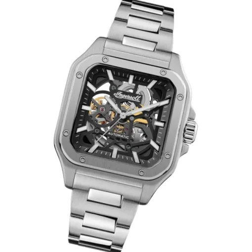 Ingersoll Herrenuhr Edelstahl silber Ingersoll The Ollie Armbanduhr UIN14501