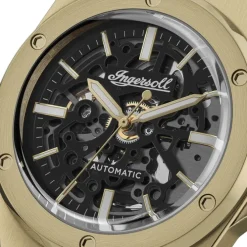 Ingersoll Herrenuhr Edelstahl IPG gold Ingersoll The Baller Armbanduhr UIN15001