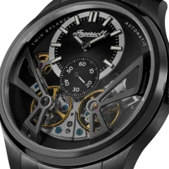 Ingersoll Herrenuhr Edelstahl schwarz Ingersoll The Naismith Armbanduhr UIN16102