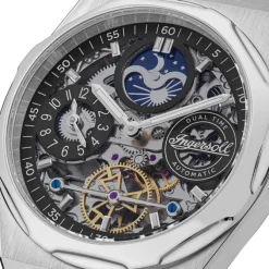 Ingersoll Herrenuhr Edelstahl silber Ingersoll The Broadway Armbanduhr UIN12901