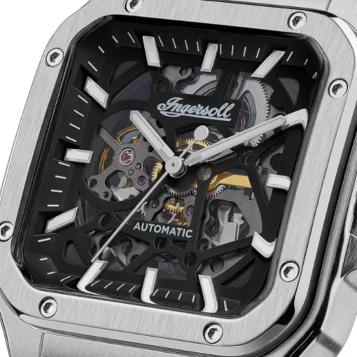 Ingersoll Herrenuhr Edelstahl silber Ingersoll The Ollie Armbanduhr UIN14501