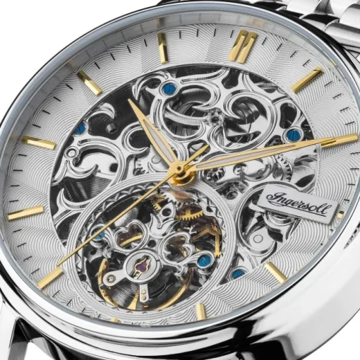 Ingersoll Herrenuhr Edelstahl silber Ingersoll The Charles Armbanduhr UIN05803