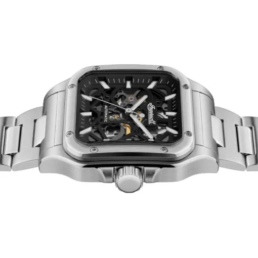 Ingersoll Herrenuhr Edelstahl silber Ingersoll The Ollie Armbanduhr UIN14501