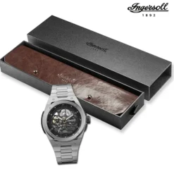 Ingersoll Herrenuhr Edelstahl schwarz Ingersoll Springfield Armbanduhr UIN15203