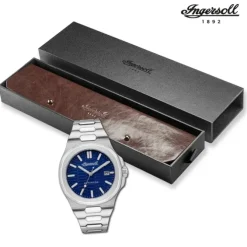 Ingersoll Herrenuhr Edelstahl silber Ingersoll The Catalina Armbanduhr UIN11801