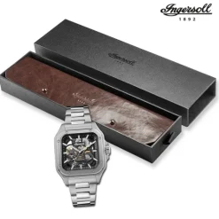 Ingersoll Herrenuhr Edelstahl silber Ingersoll The Ollie Armbanduhr UIN14501