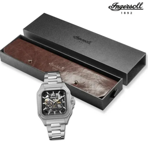 Ingersoll Herrenuhr Edelstahl silber Ingersoll The Ollie Armbanduhr UIN14501