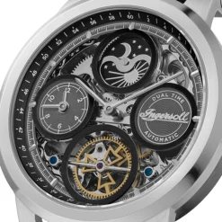 Ingersoll Herrenuhr Leder schwarz Ingersoll The Arc Armbanduhr UIN16001