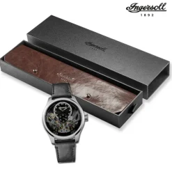 Ingersoll Herrenuhr Leder schwarz Ingersoll The Naismith Armbanduhr UIN16101
