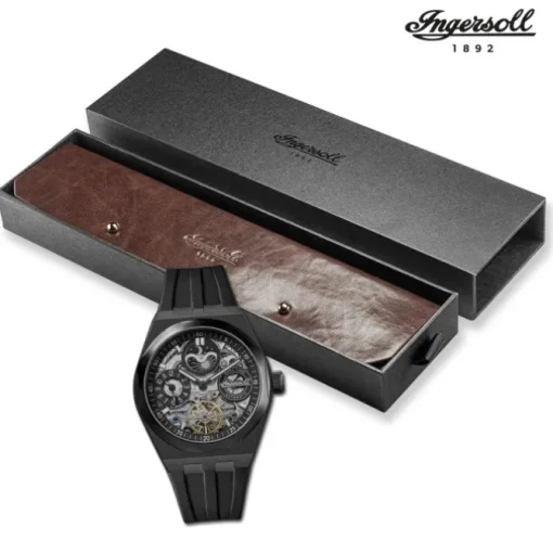 Ingersoll Herrenuhr PUR schwarz Ingersoll The Broadway Armbanduhr UIN12908