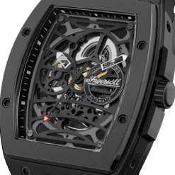 Ingersoll Herrenuhr Silikon schwarz Ingersoll The Rim Armbanduhr UIN16201