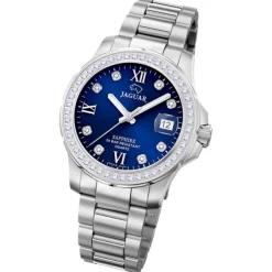 Jaguar Damen Armbanduhr Cosmopolitan J892/3 Analog Edelstahl silber UJ892/3