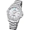 Jaguar Damen Armbanduhr Cosmopolitan J870/1 Analog Edelstahl silber UJ870/1