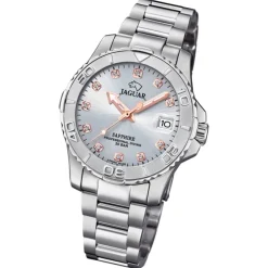 Jaguar Damen Armbanduhr Cosmopolitan J870/2 Analog Edelstahl silber UJ870/2