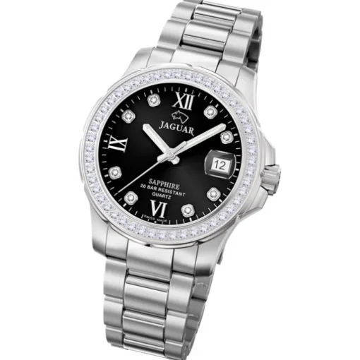 Jaguar Damen Armbanduhr Cosmopolitan J892/4 Analog Edelstahl silber UJ892/4