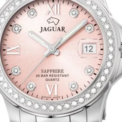 Jaguar Damen Armbanduhr Cosmopolitan J892/2 Analog Edelstahl silber UJ892/2
