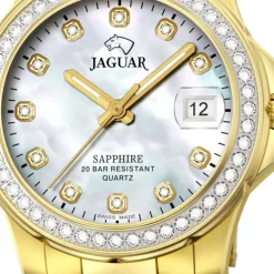 Jaguar Damen Armbanduhr Cosmopolitan J895/1 Analog Edelstahl gold UJ895/1