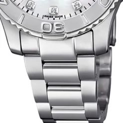 Jaguar Damen Armbanduhr Cosmopolitan J870/1 Analog Edelstahl silber UJ870/1