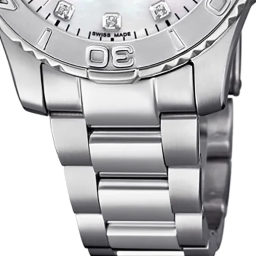 Jaguar Damen Armbanduhr Cosmopolitan J870/1 Analog Edelstahl silber UJ870/1