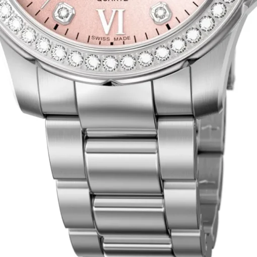 Jaguar Damen Armbanduhr Cosmopolitan J892/2 Analog Edelstahl silber UJ892/2