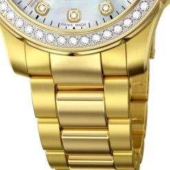 Jaguar Damen Armbanduhr Cosmopolitan J895/1 Analog Edelstahl gold UJ895/1