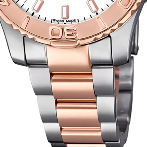 Jaguar Damen Armbanduhr Cosmopolitan J871/1 Edelstahl silber rosegold UJ871/1