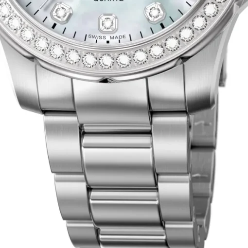 Jaguar Damen Armbanduhr Cosmopolitan J892/1 Analog Edelstahl silber UJ892/1