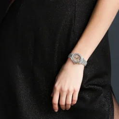 Jaguar Damen Armbanduhr Cosmopolitan J892/2 Analog Edelstahl silber UJ892/2