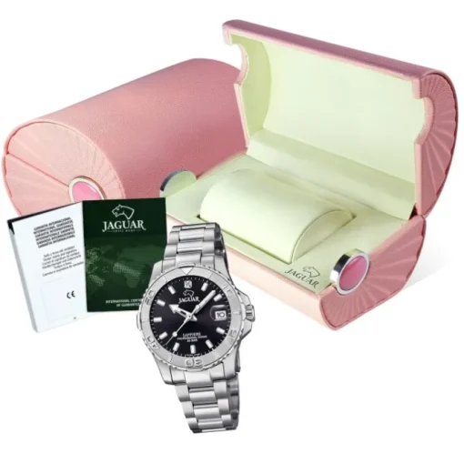 Jaguar Damen Armbanduhr Cosmopolitan J870/4 Analog Edelstahl silber UJ870/4