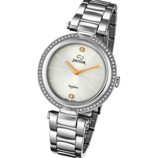 Jaguar Damen-Armbanduhr Edelstahl silber J829/1 Saphir Cosmopolitan UJ829/1