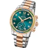 Jaguar Damenuhr Edelstahl silber rosegold Jaguar Connected Armbanduhr UJ981/6