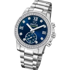 Jaguar Damenuhr Edelstahl silber Jaguar Connected Armbanduhr UJ980/3