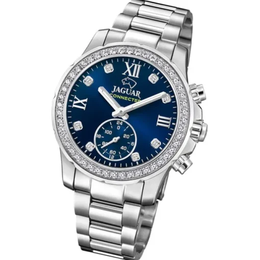 Jaguar Damenuhr Edelstahl silber Jaguar Connected Armbanduhr UJ980/3