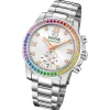 Jaguar Damenuhr Edelstahl silber Jaguar Connected Armbanduhr UJ980/4