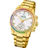 Jaguar Damenuhr Edelstahl gold Jaguar Connected Armbanduhr UJ983/4