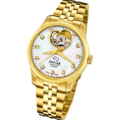 Jaguar Damenuhr Edelstahl gold Jaguar Coeur Armbanduhr UJ996/1