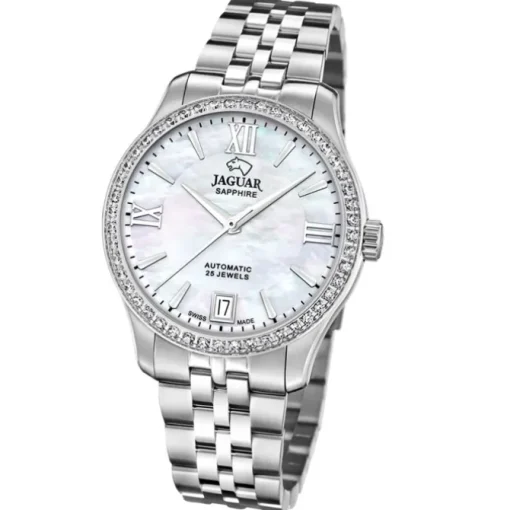 Jaguar Damenuhr Edelstahl silber Jaguar Heritage Armbanduhr UJ997/1