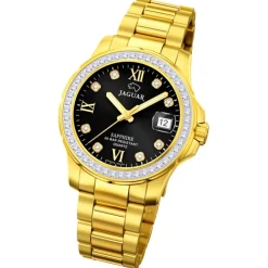 Jaguar Damenuhr Edelstahl gold Jaguar Executive Armbanduhr UJ895/4