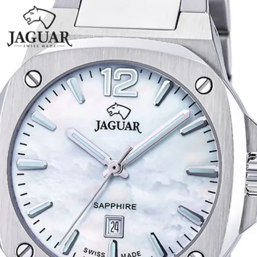 Jaguar Damenuhr Edelstahl silber Jaguar RC. Armabnduhr UJ1027/1