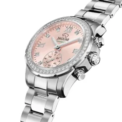 Jaguar Damenuhr Edelstahl silber Jaguar Connected Armbanduhr UJ980/2