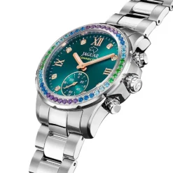 Jaguar Damenuhr Edelstahl silber Jaguar Connected Armbanduhr UJ980/6