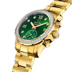 Jaguar Damenuhr Edelstahl gold Jaguar Connected Armbanduhr UJ983/5