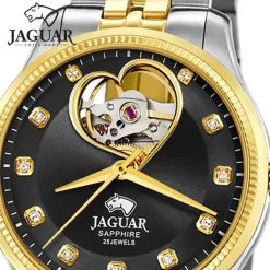 Jaguar Damenuhr Edelstahl silber gold Jaguar Coeur Armbanduhr UJ995/2
