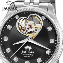 Jaguar Damenuhr Edelstahl silber Jaguar Coeur Armbanduhr UJ994/3