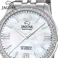 Jaguar Damenuhr Edelstahl silber Jaguar Heritage Armbanduhr UJ997/1