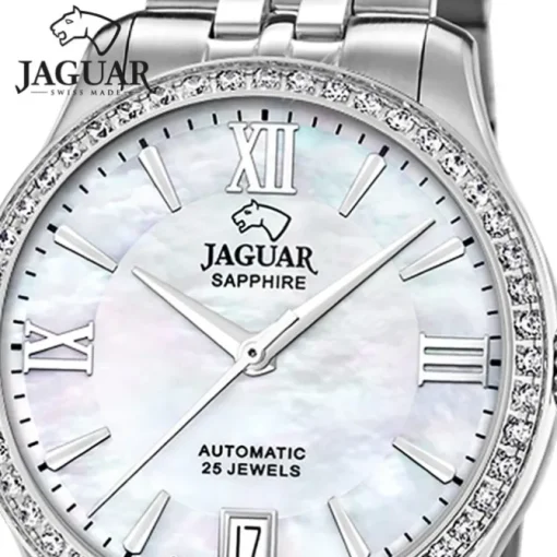 Jaguar Damenuhr Edelstahl silber Jaguar Heritage Armbanduhr UJ997/1