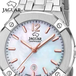 Jaguar Damenuhr Edelstahl silber Jaguar Diplomatic Armbanduhr UJ1016/1