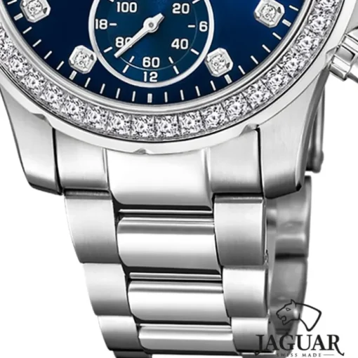 Jaguar Damenuhr Edelstahl silber Jaguar Connected Armbanduhr UJ980/3